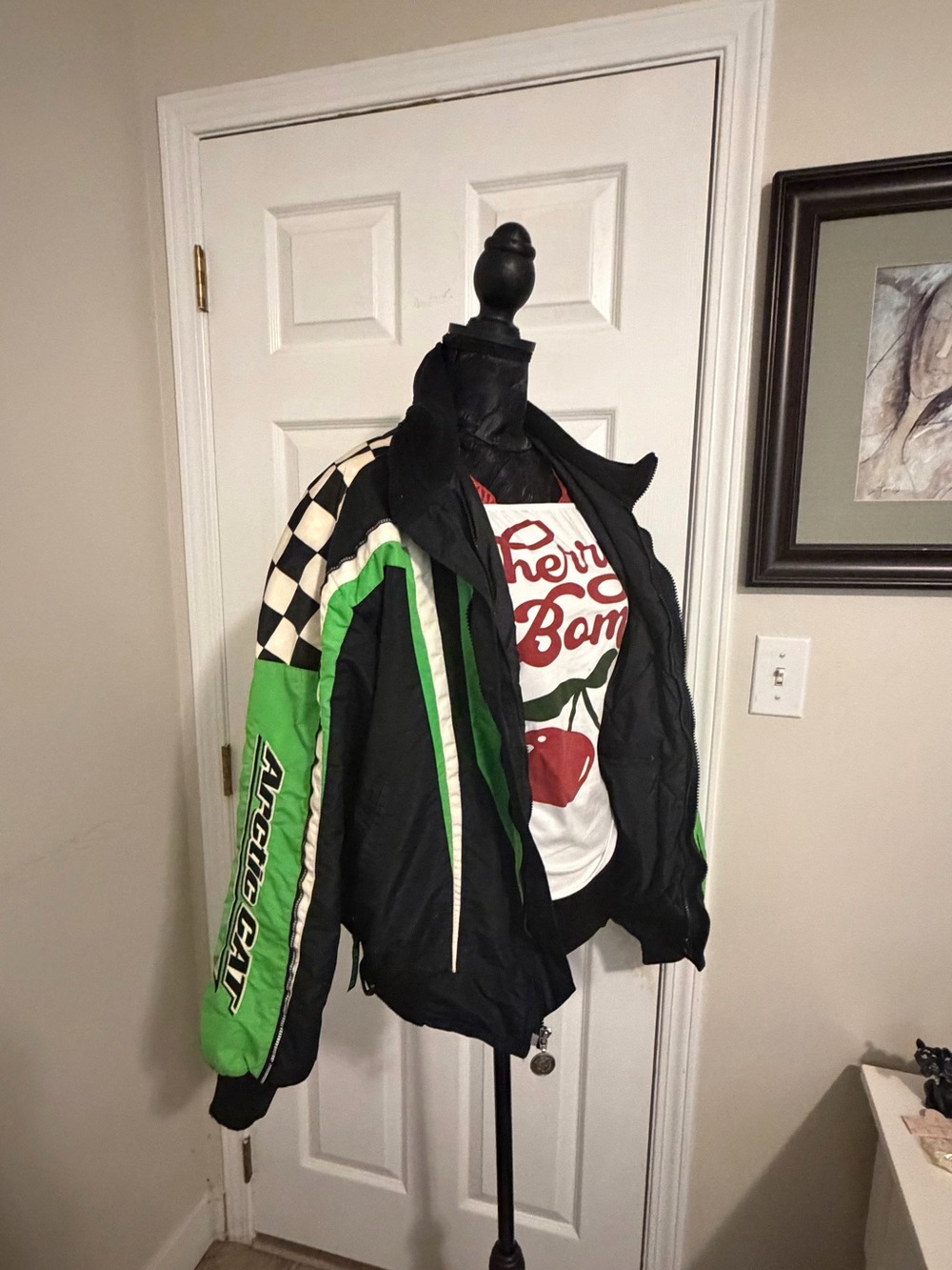 🏁 Vintage Arctic Cat Racing Jacket — Size L